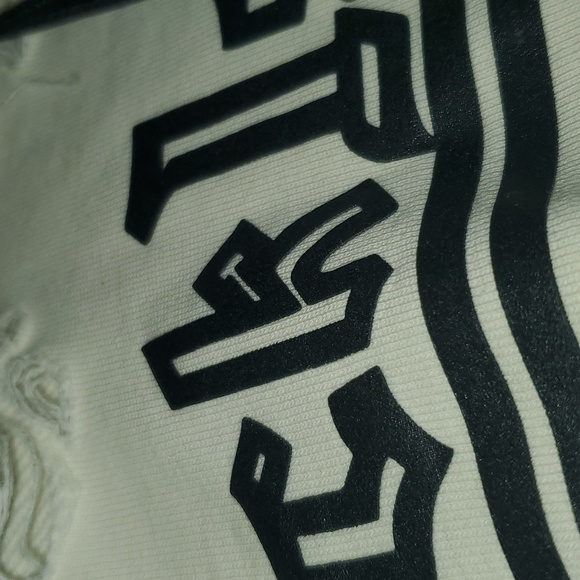 Black Island mens distressed graphic hoodie - Picture 8 of 16